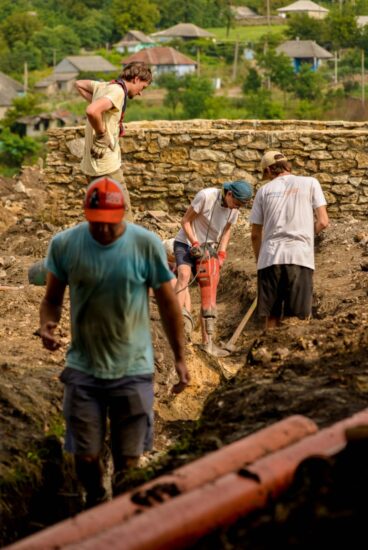 Chantier de solidarité à l’Éco-pension d’Horodiște en Moldavie