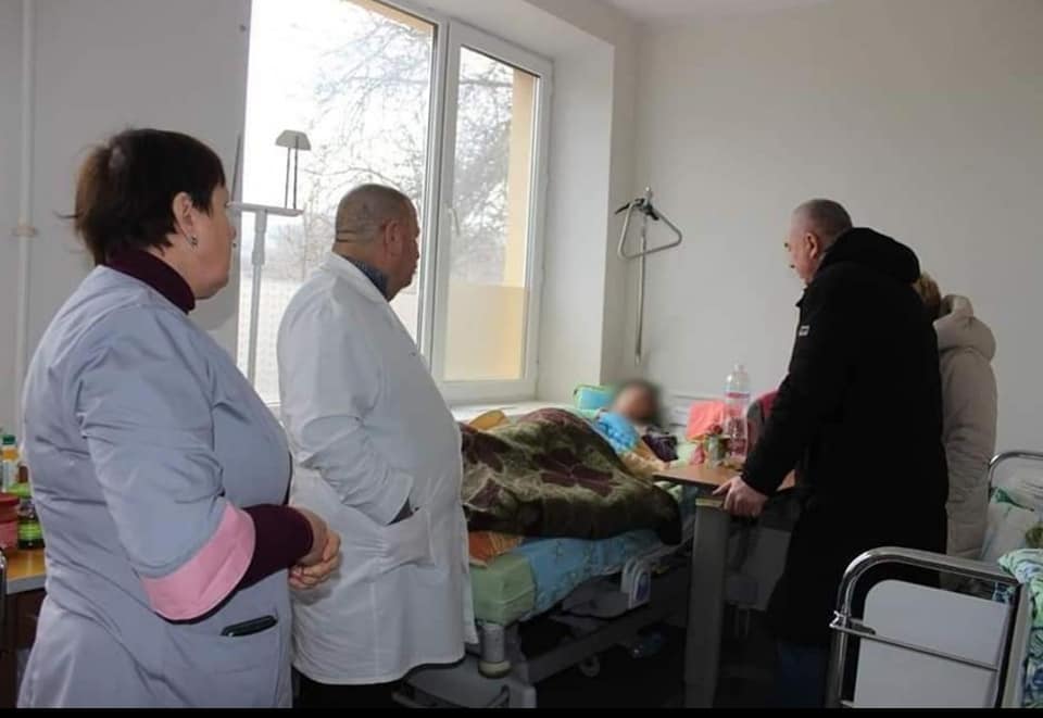 Vent d’Est est venu en aide à l’hôpital d’Ivanovka en Ukraine