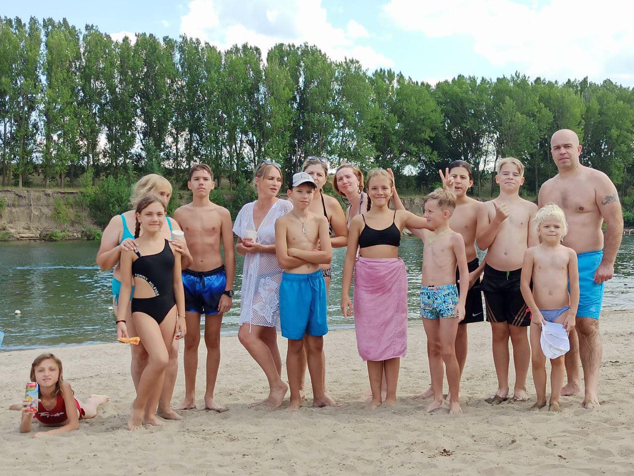 « Loisirs pour tous » : activité plage avec les familles ukrainiennes à Vadul lui Vodă