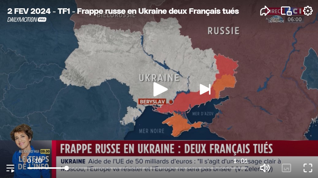 VIDEO – La communauté humanitaire endeuillée aujourd’hui : une frappe russe en Ukraine tue deux volontaires français